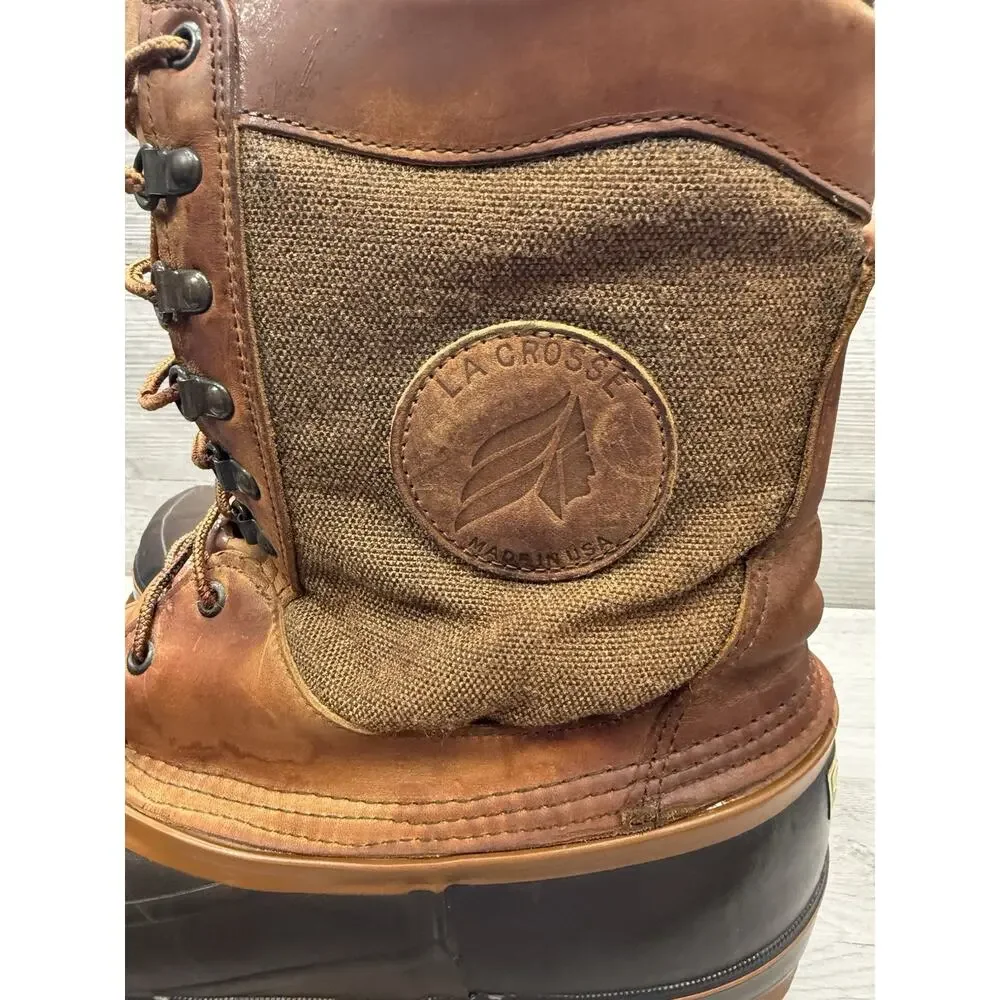 Lacrosse Ice King 400G Pac Boots Brown 10